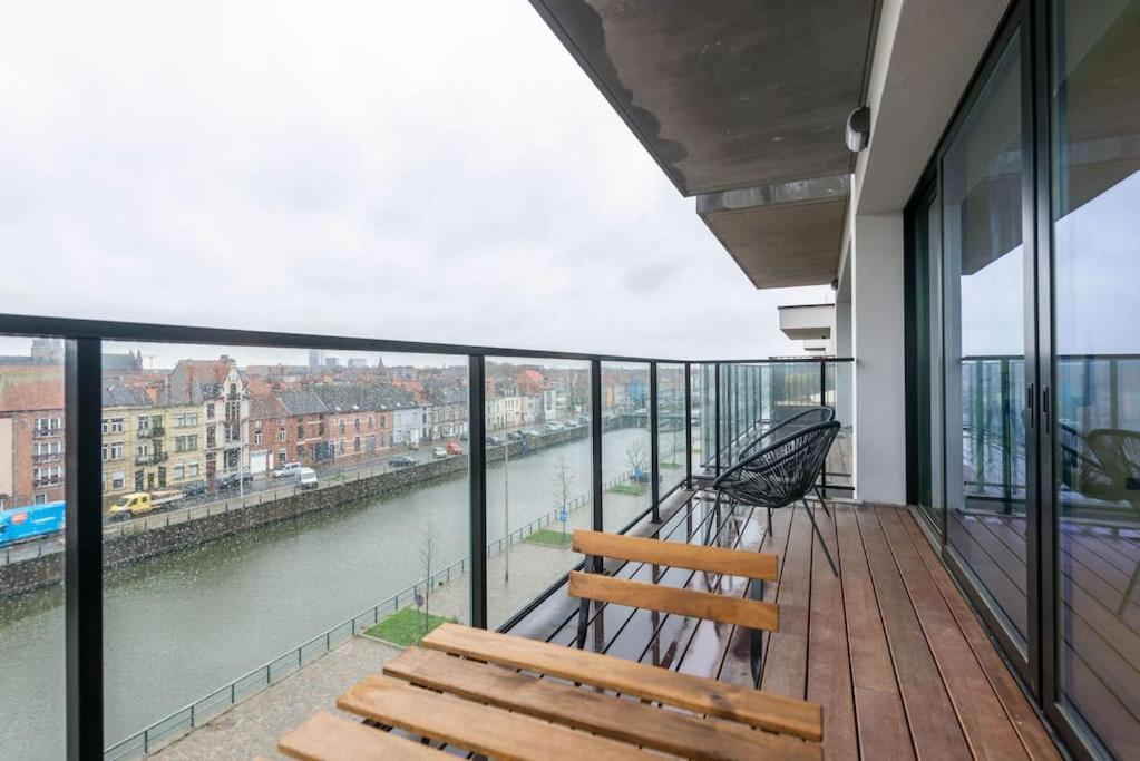 Appartement Casa Matti Modern With Canal View And Terrace Gand